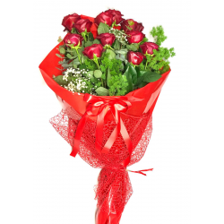 fascio 12 rose rosse