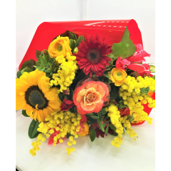 Bouquet Misto con mimose