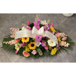 cuscino di fiori misti